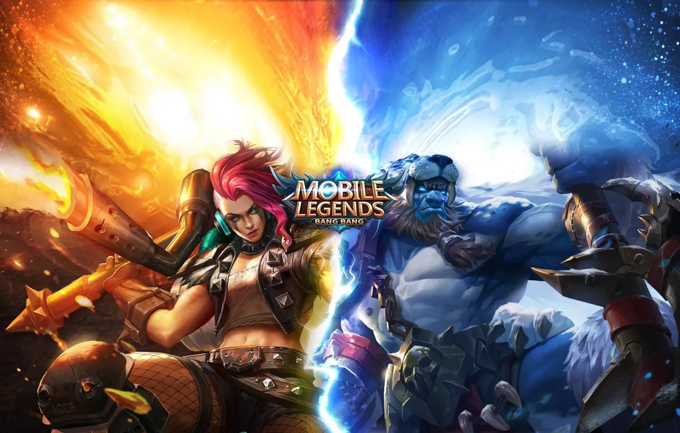 Photo wallpaper ice, text, lights, the game, game, poster, online, characters