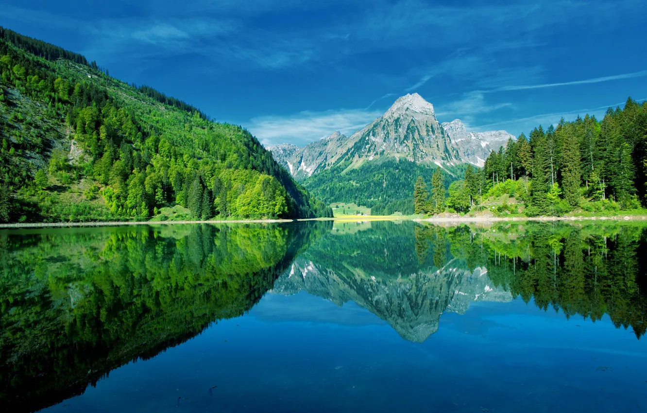 Photo wallpaper the sky, water, reflection