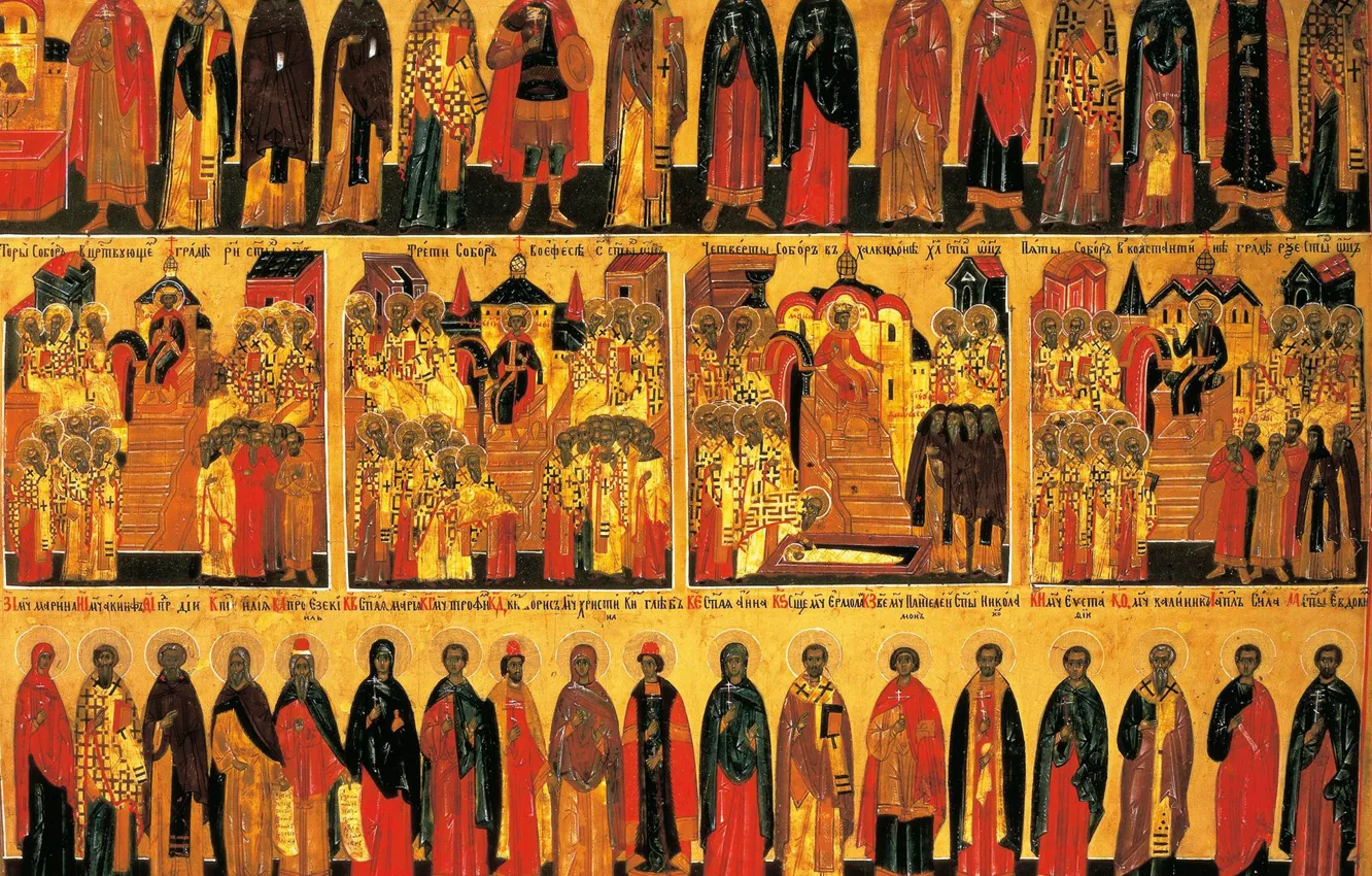 Photo wallpaper religion, icon, Orthodoxy, The Seven Ecumenical Councils