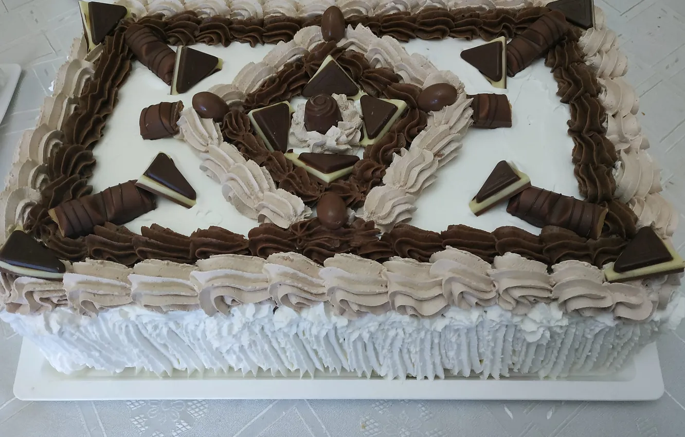 Photo wallpaper cake, chocolate, biscuits