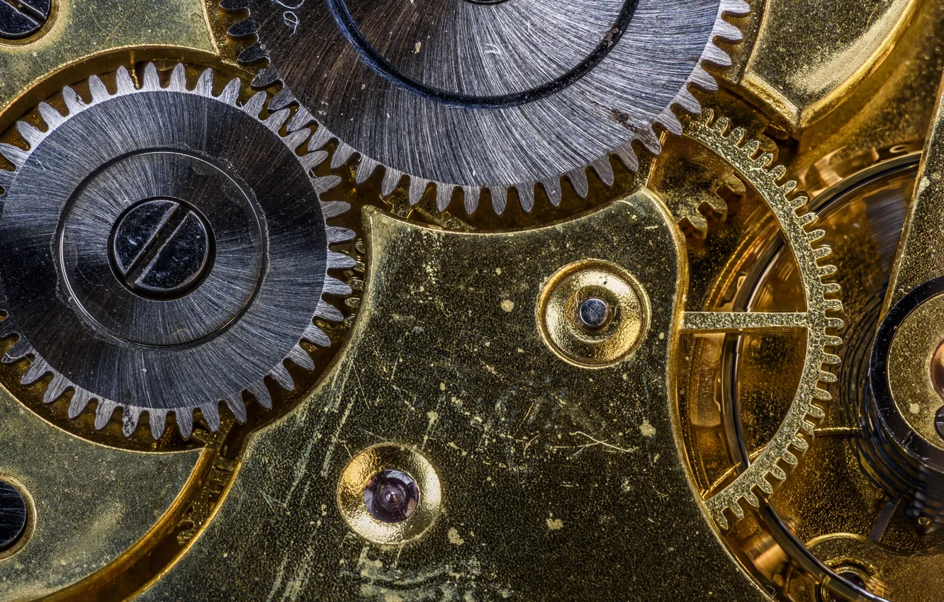 Photo wallpaper photo, mechanism, gear