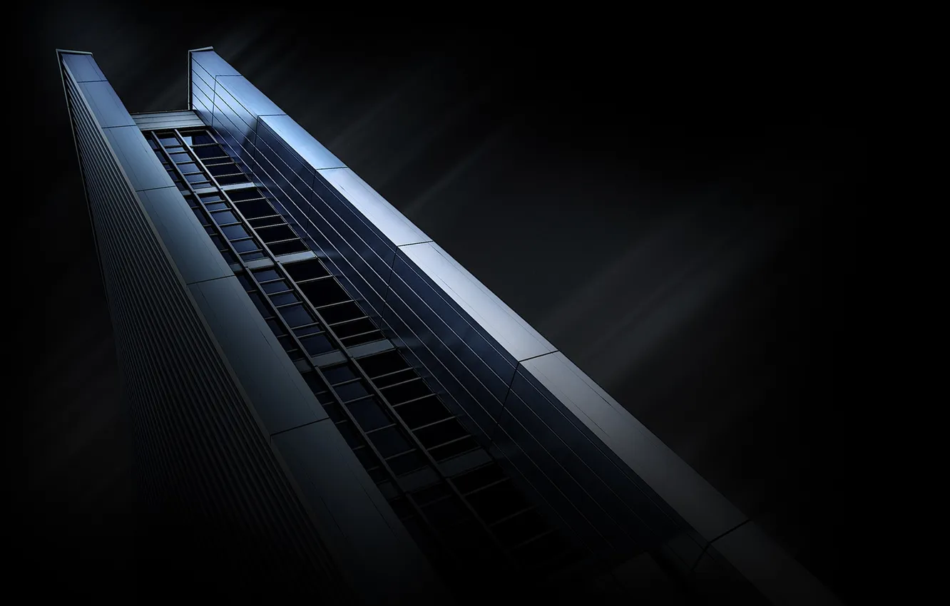 Photo wallpaper night, the city, building