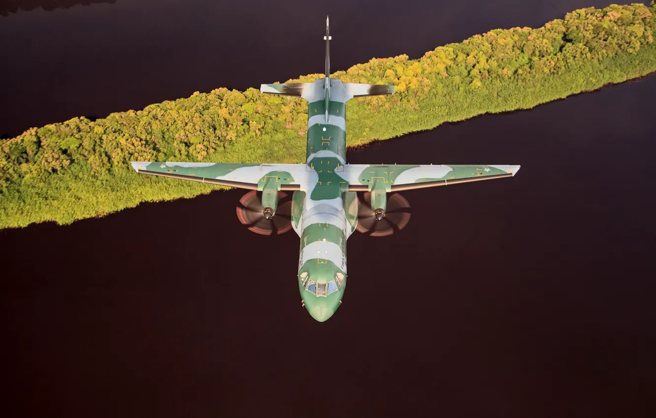 Photo wallpaper army, the plane, C-105