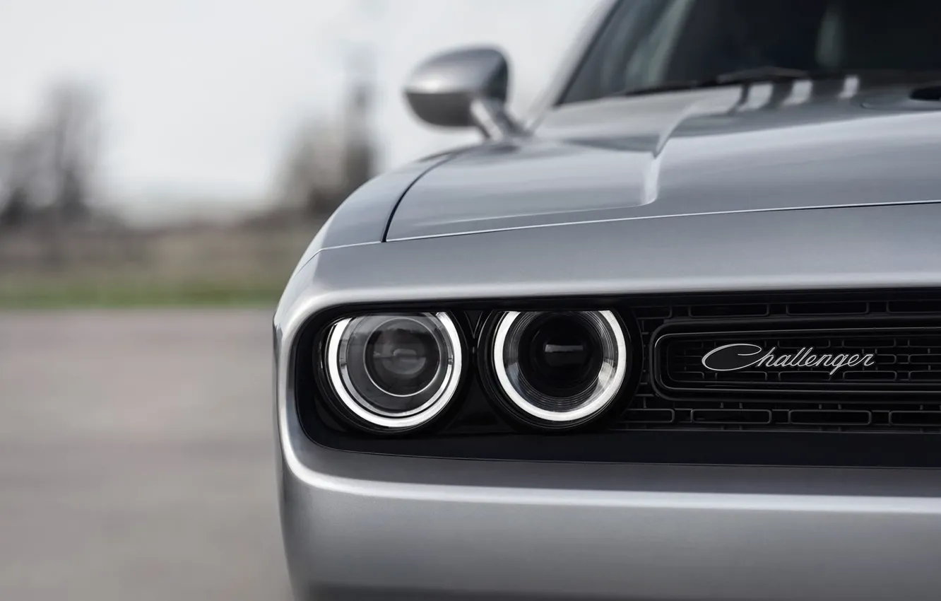 Photo wallpaper lights, Challenger, Dodge Challenger