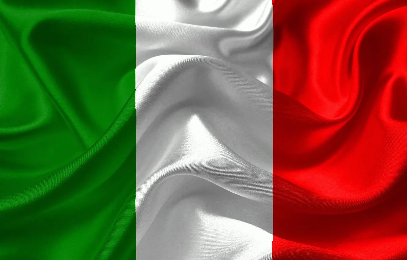Photo wallpaper flag, Italy, pizza, Italy, pizza, flag