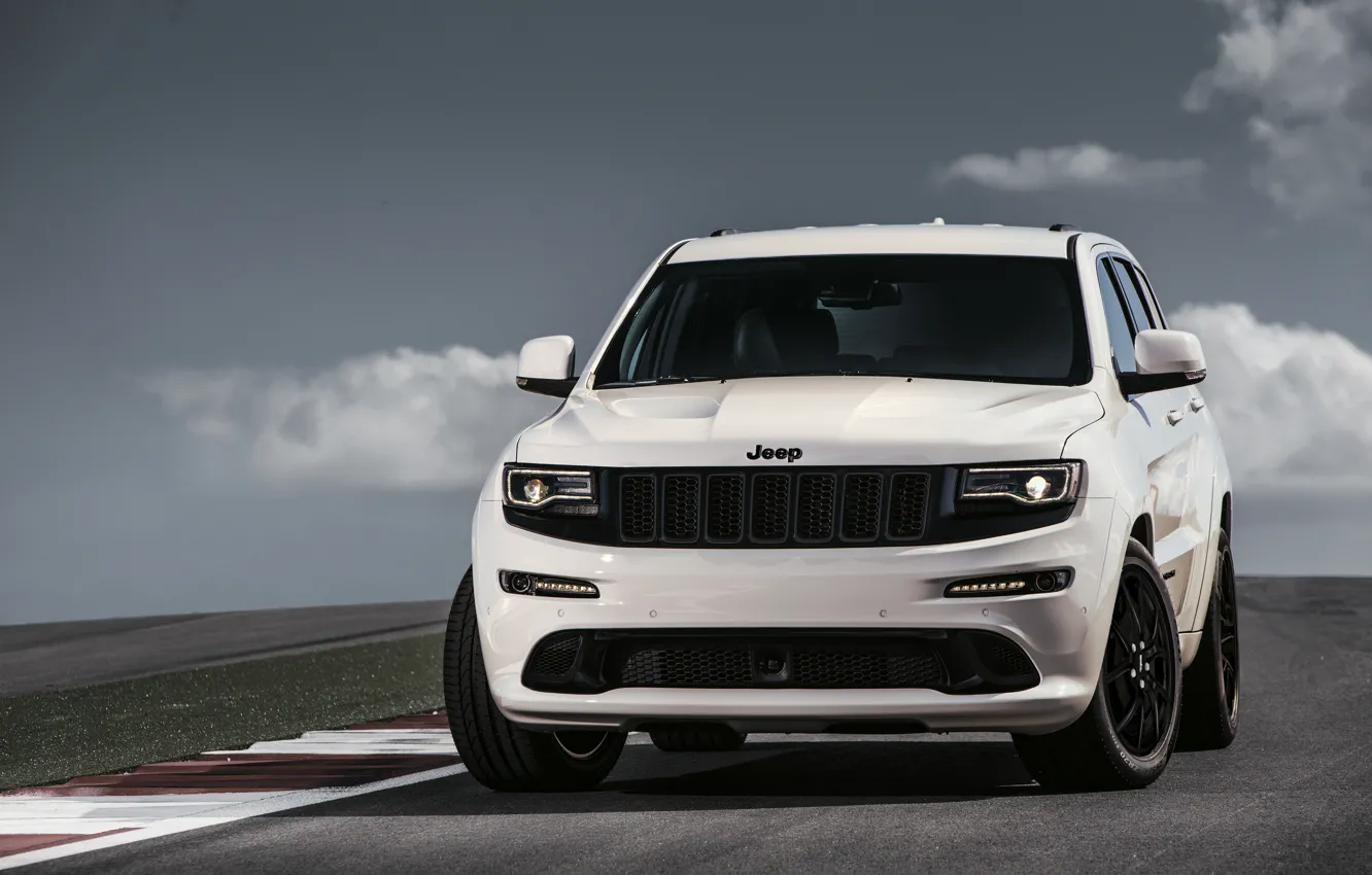 Photo wallpaper track, Jeep, Grand Cherokee, 2016, SRT "Night