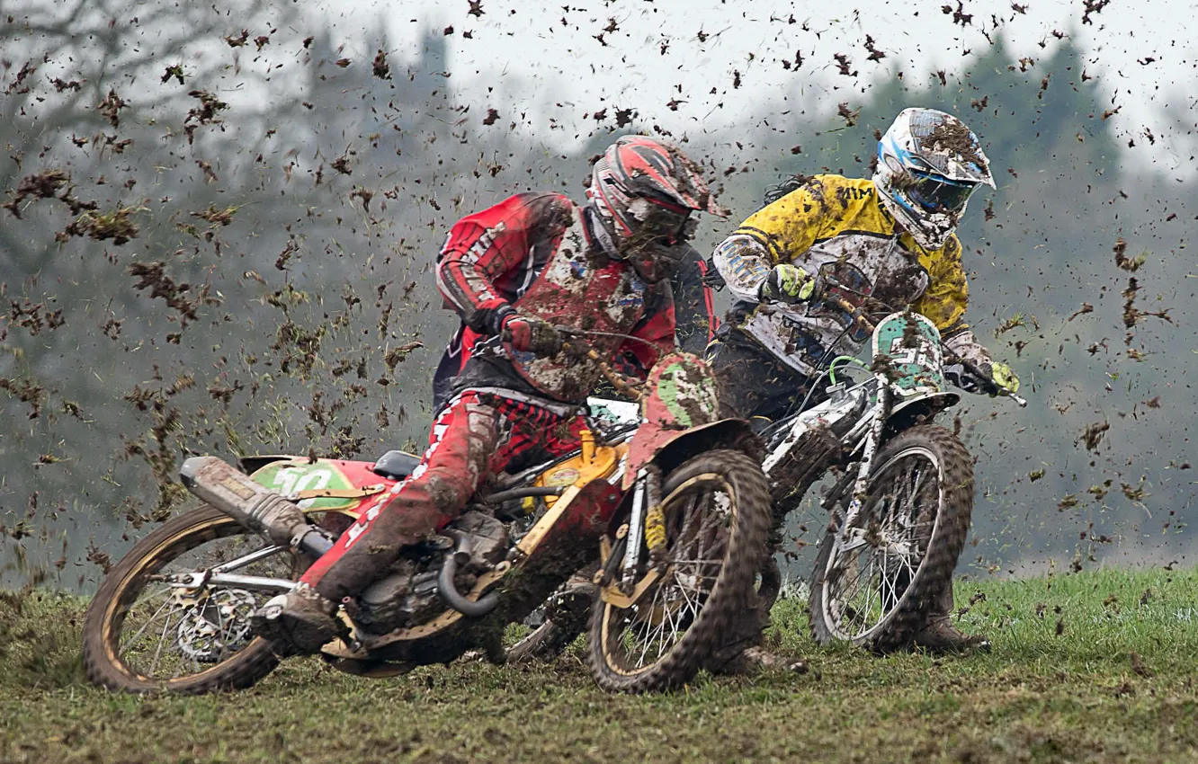 Photo wallpaper race, sport, motorcycle