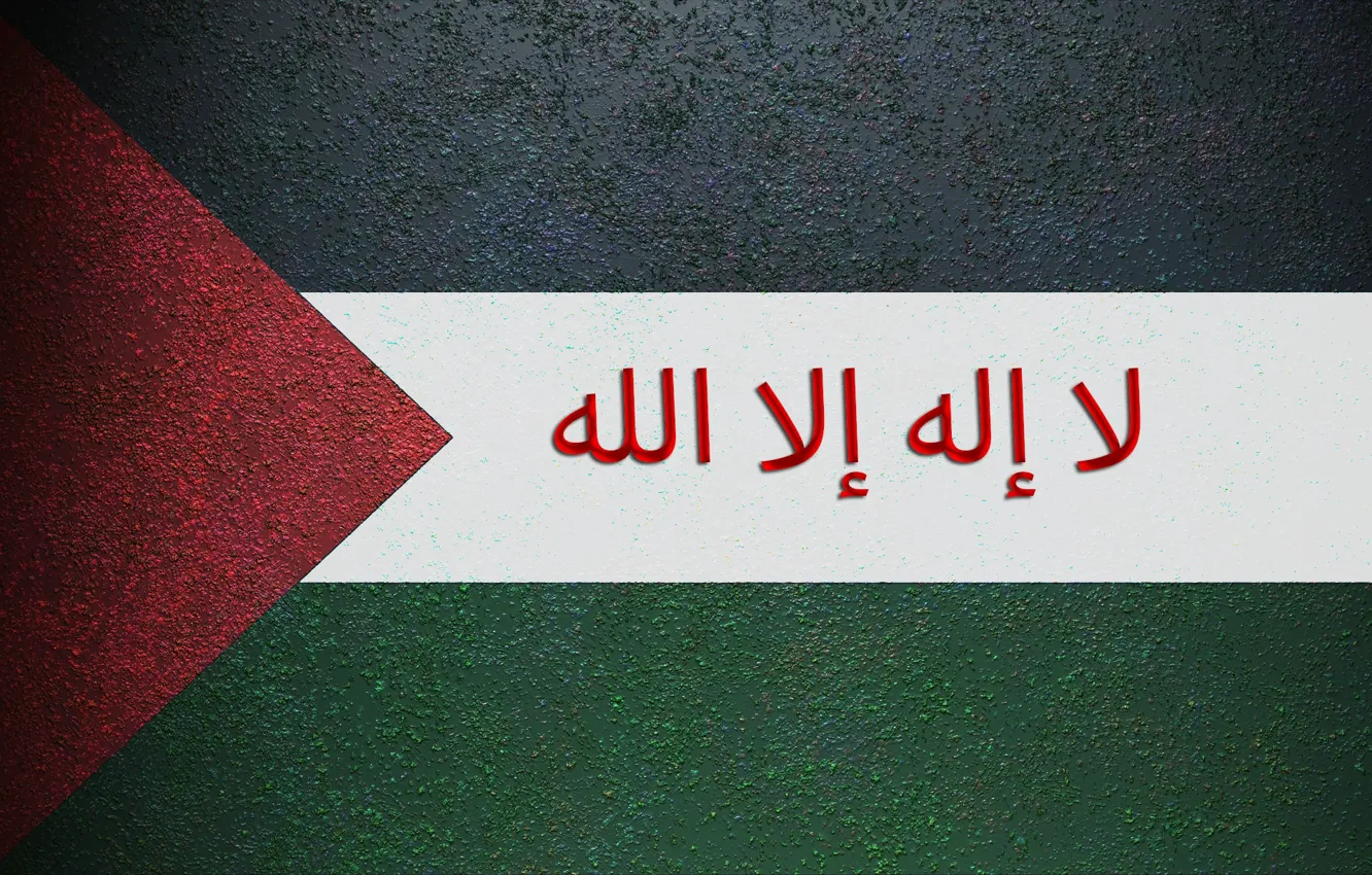 Photo wallpaper flag, Texture, gaza, palestine