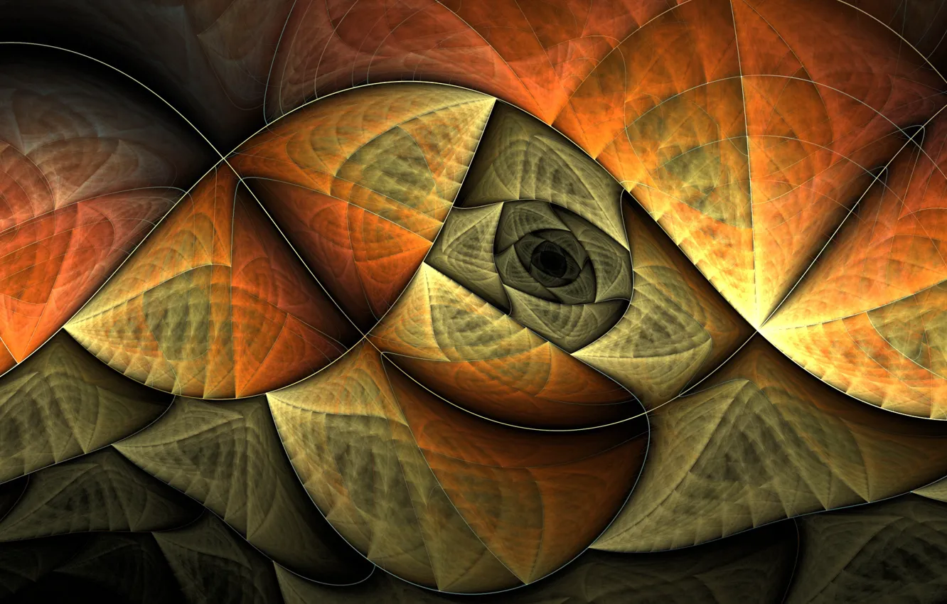 Photo wallpaper pattern, details, the colors of fallen leaves