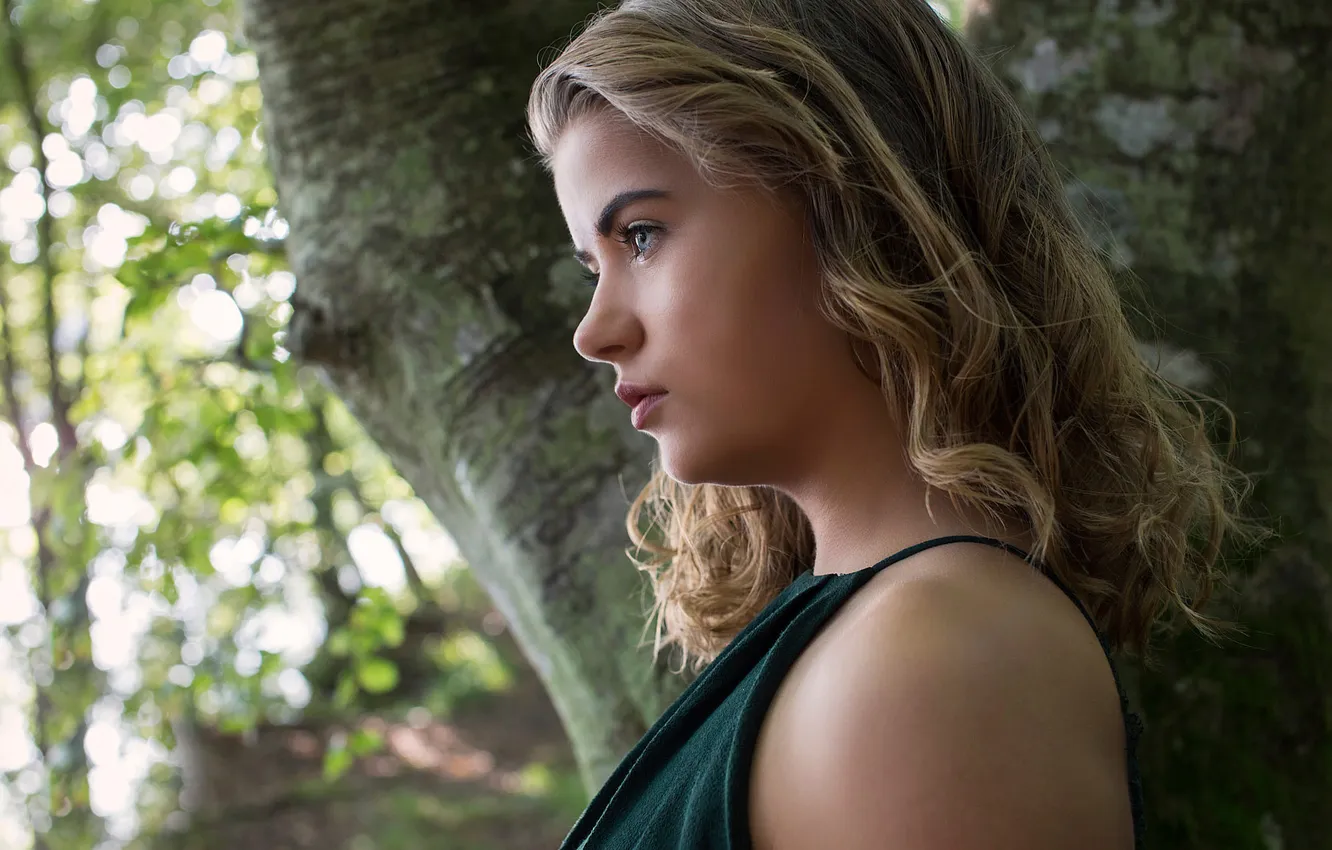 Photo wallpaper profile, the beauty, Nicoline, Anders Hansen