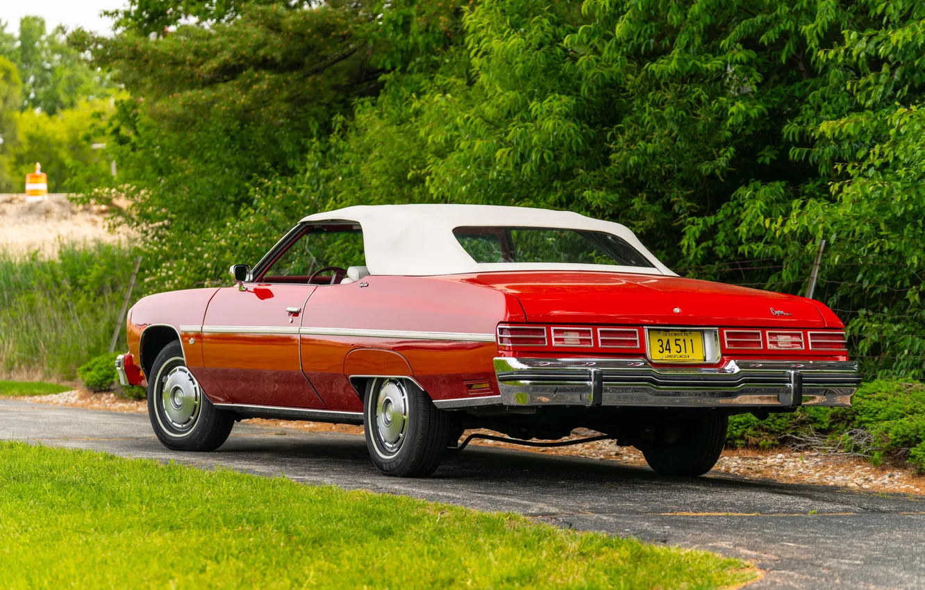 Photo wallpaper Chevrolet, convertible, 1975, retro cars, Convertible, Retro Cars, Chevrolet Caprice Classic Convertible, Chevrolet Caprice Classic