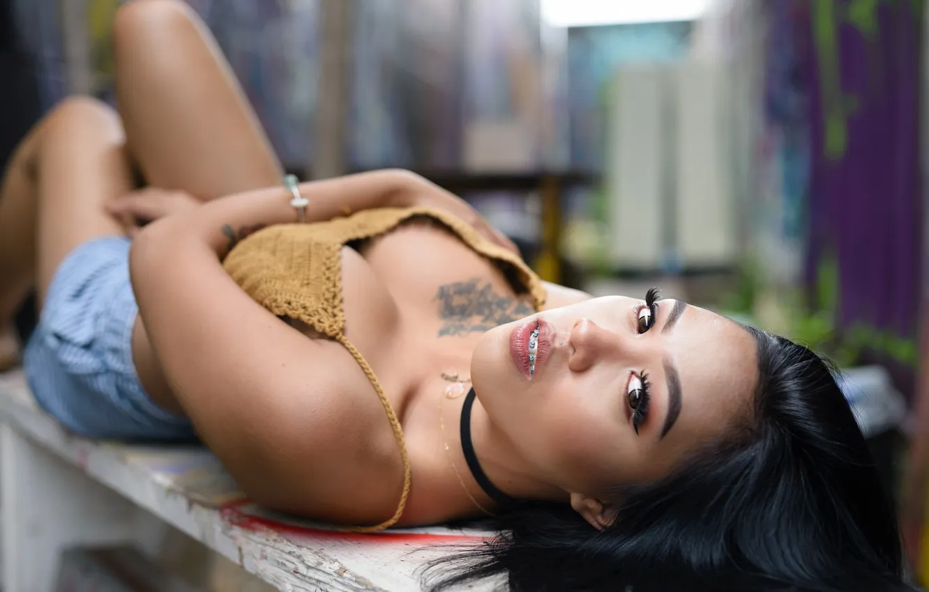 Photo wallpaper summer, look, girl, face, hair, lies, Gizel, Marvin Chandra