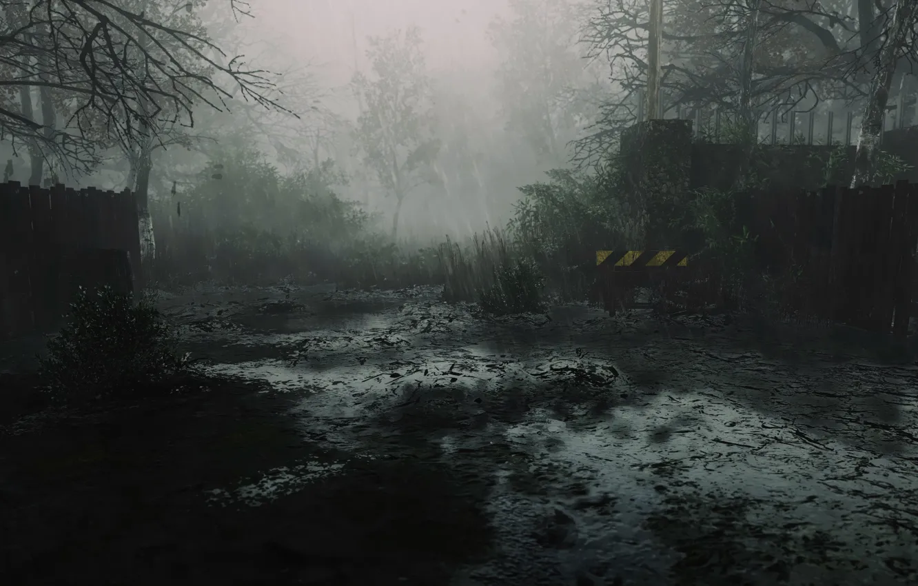 Photo wallpaper horror, Investigator, adventure