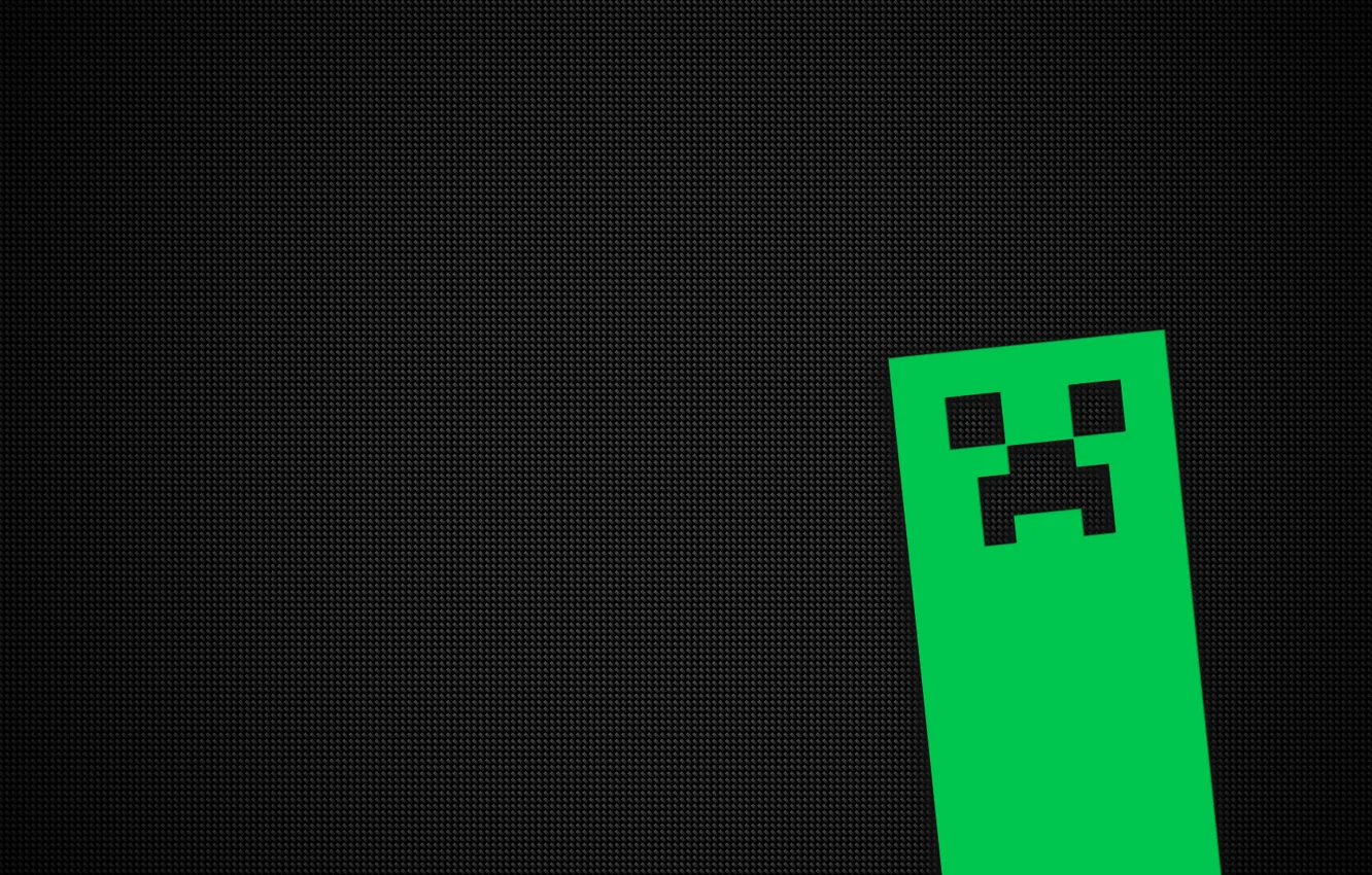 Photo wallpaper the game, minecraft, creeper, mob