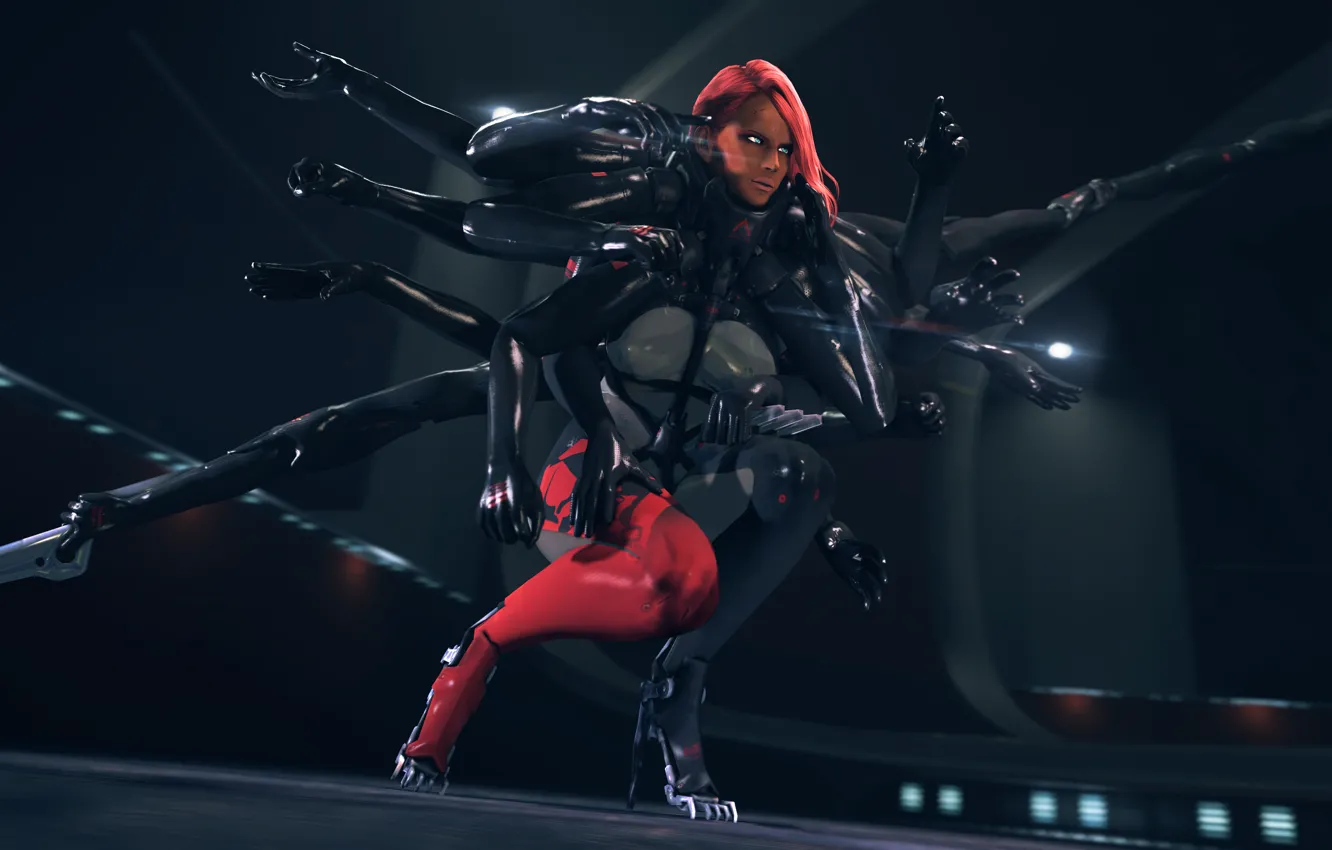 Photo wallpaper girl, the game, hands, cyborg, Metal Gear Rising: Revengeance, cyborg, Mistral, mercenary