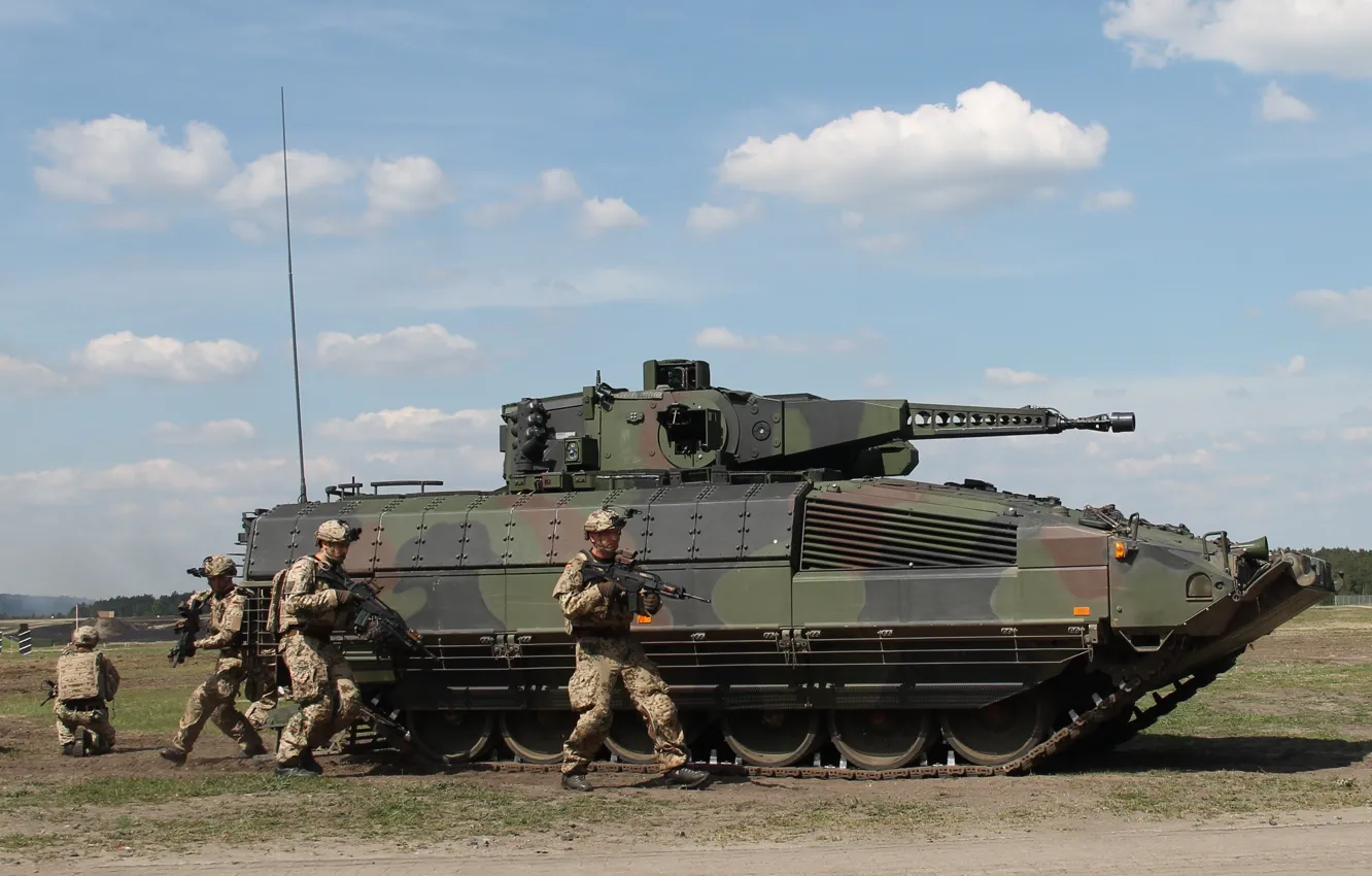 Photo wallpaper gun, soldier, weapon, tank, armored, seifuku, military vehicle, armored vehicle