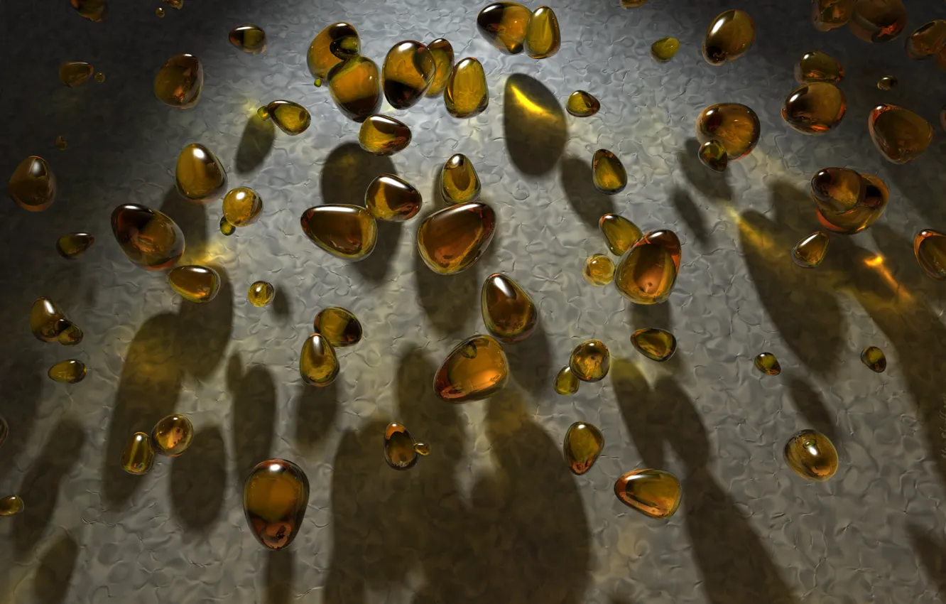 Photo wallpaper background, levitation, 3dmax, amber, glasses