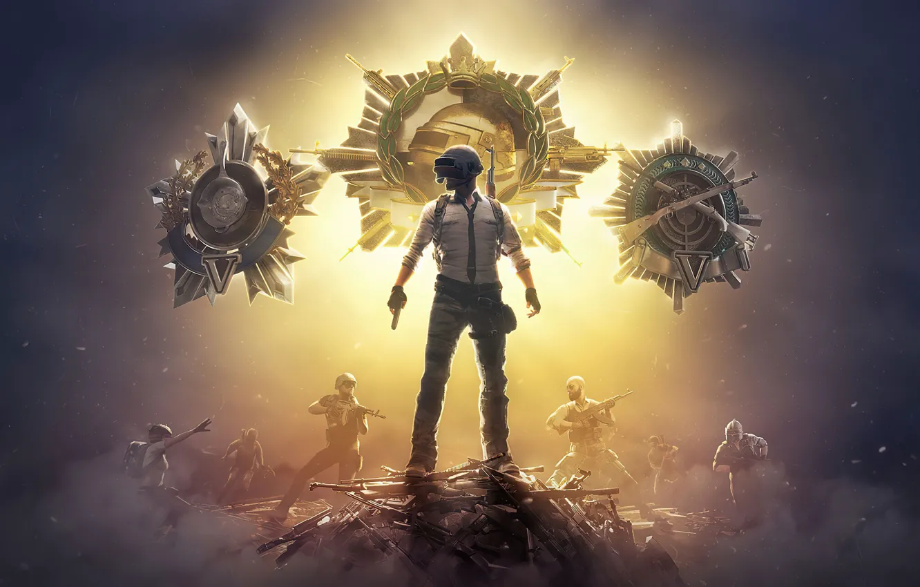 Photo wallpaper war, soldiers, medal, PlayerUnknown's Battlegrounds