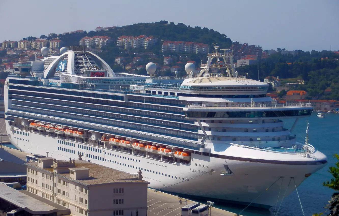 Photo wallpaper cruiser, Dubrovnik, Dubrovnik, Sea beach