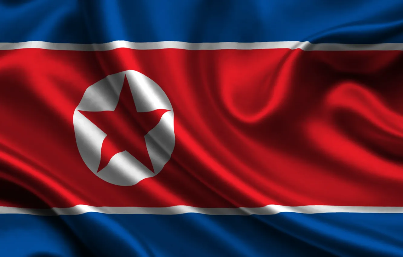 Photo wallpaper flag, north korea, North Korea