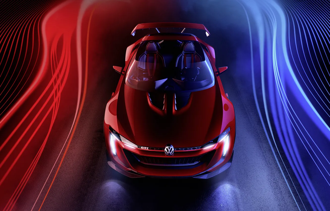 Photo wallpaper Concept, Roadster, Volkswagen, GTI, 2014