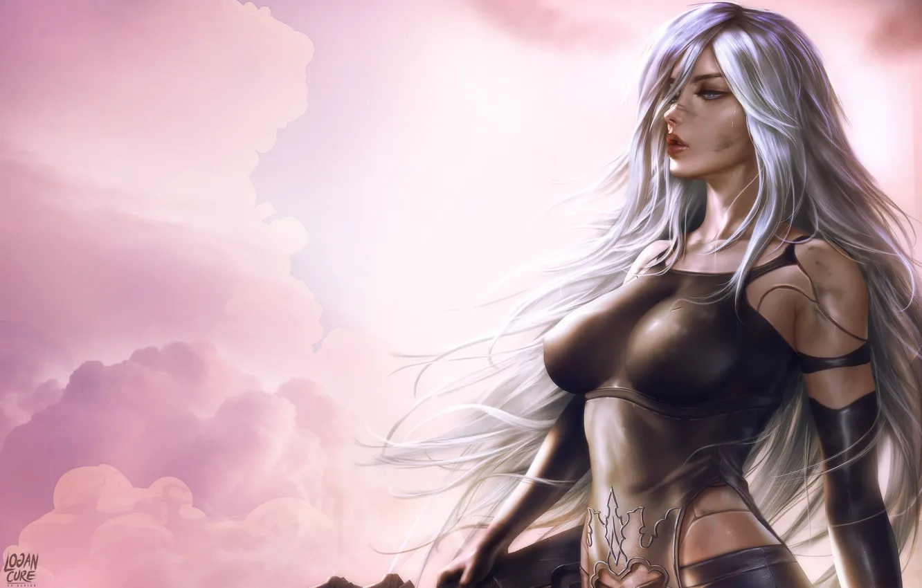 Photo wallpaper girl, figure, figure, art, Android, beauty, beautiful, nier