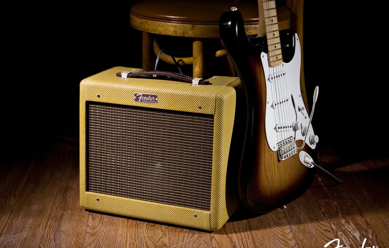 Photo wallpaper guitar, guitar, rock, rock, fender, Fender