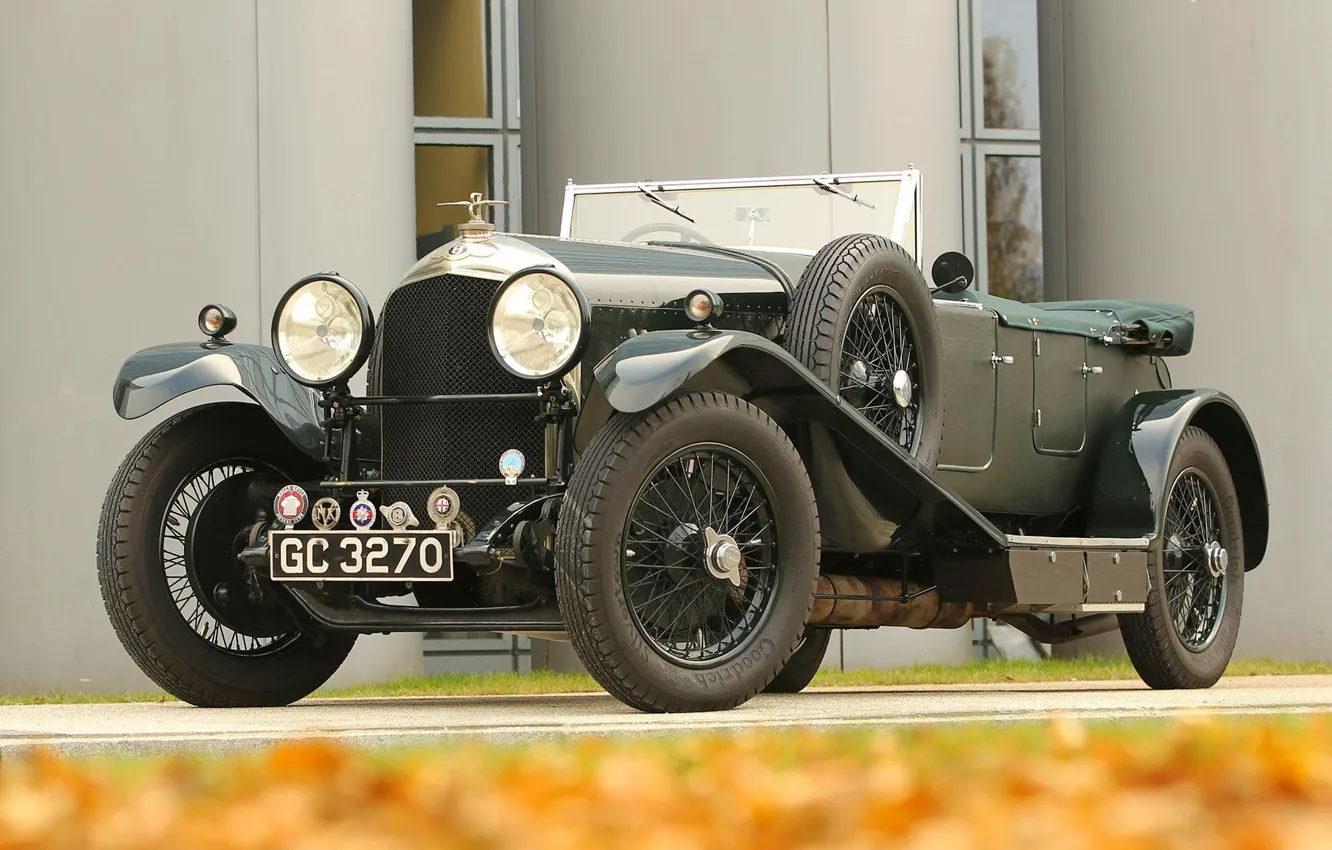 Photo wallpaper Vintage, Retro, British Car, 1929 Bentley 4 12