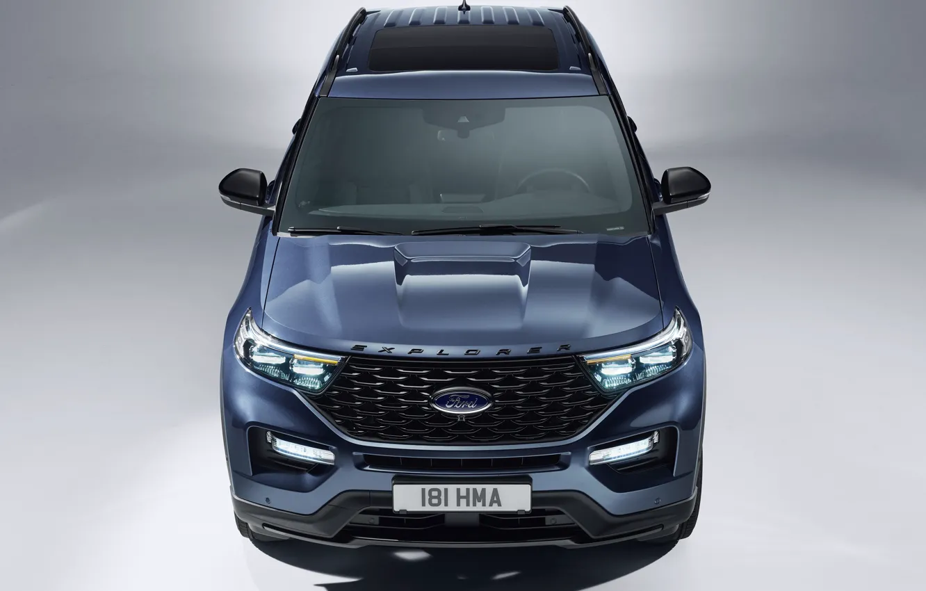 Photo wallpaper Ford, Explorer, Plug-In Hybrid, 2019, ST-Line