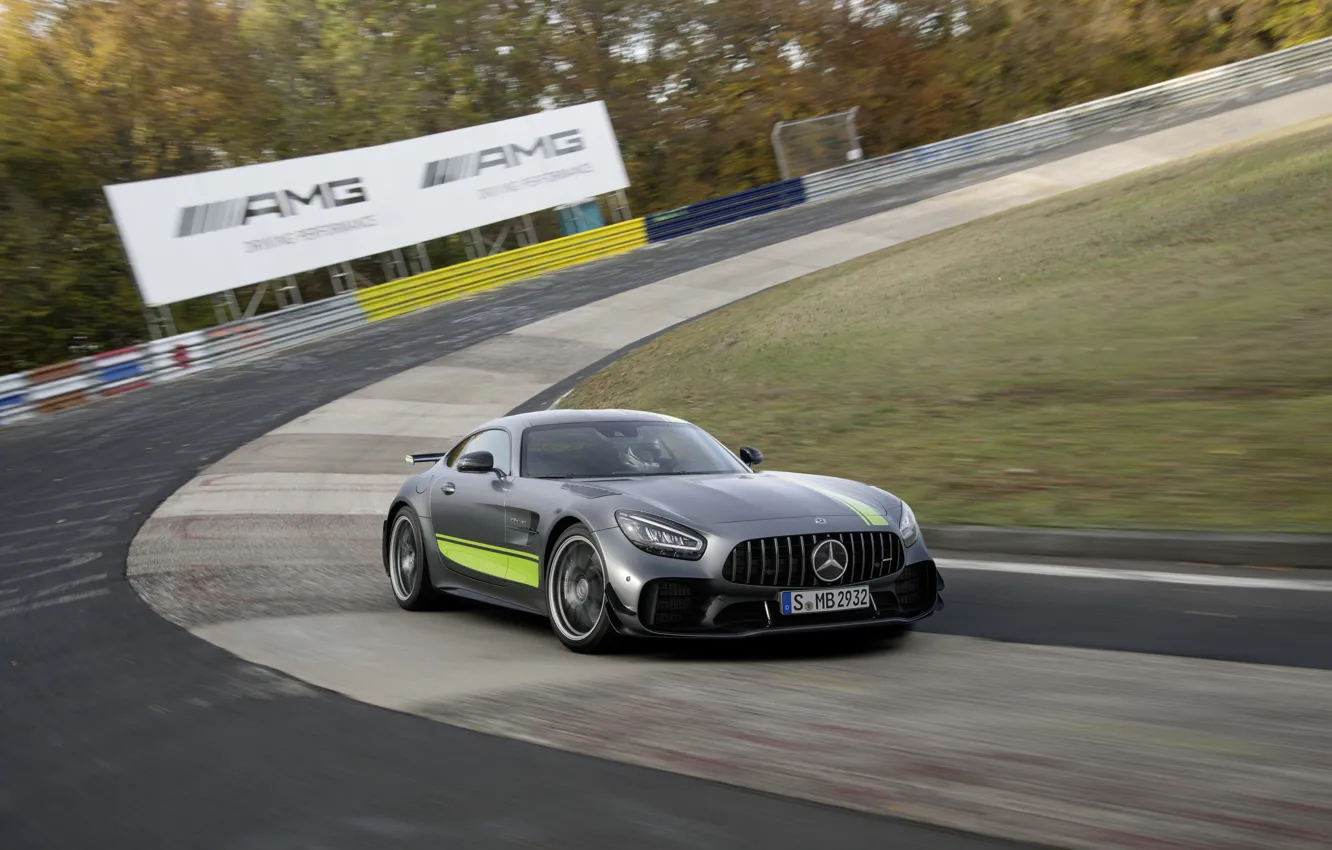 Photo wallpaper Mercedes-Benz, speed, AMG, racing track, PRO, Nurburgring, GT R, Nordschleife