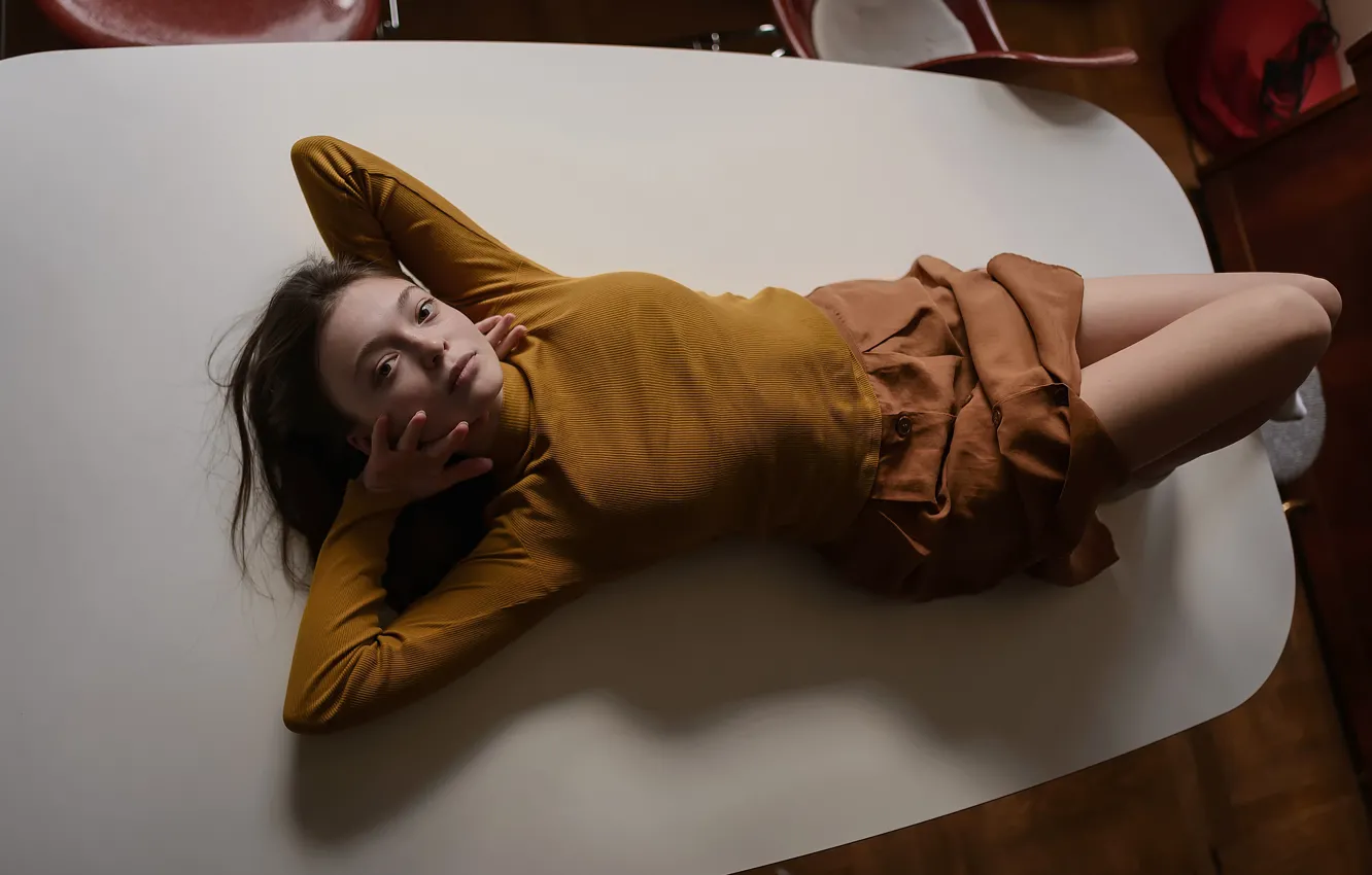 Photo wallpaper legs, sponge, on the table, Aleks Five, Lyudmila Tomilova