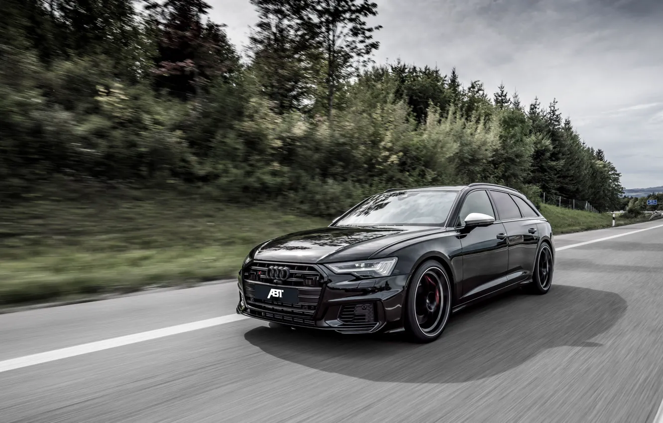 Photo wallpaper Audi, speed, TDI, ABBOT, universal, Before, 2019, Audi S6