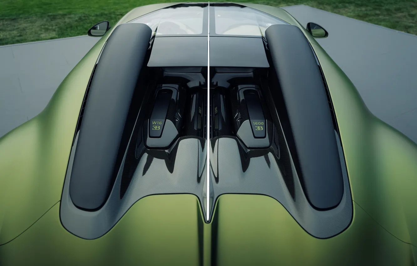 Photo wallpaper coupe, Bugatti, Bugatti, Coupe, hypercar, Hypercar, the only instance, brouillard