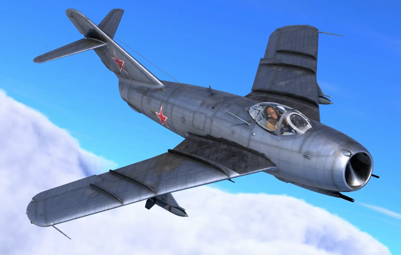 Photo wallpaper The MiG-17, OKB MiG, Frontline fighter