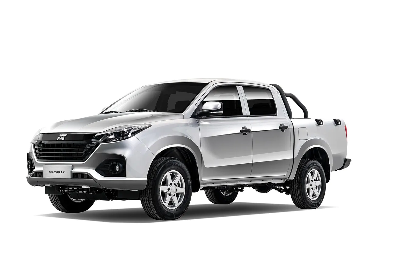 Photo wallpaper car, pickup, pickup truck, Work, Амбертрак, Амбертрак Work