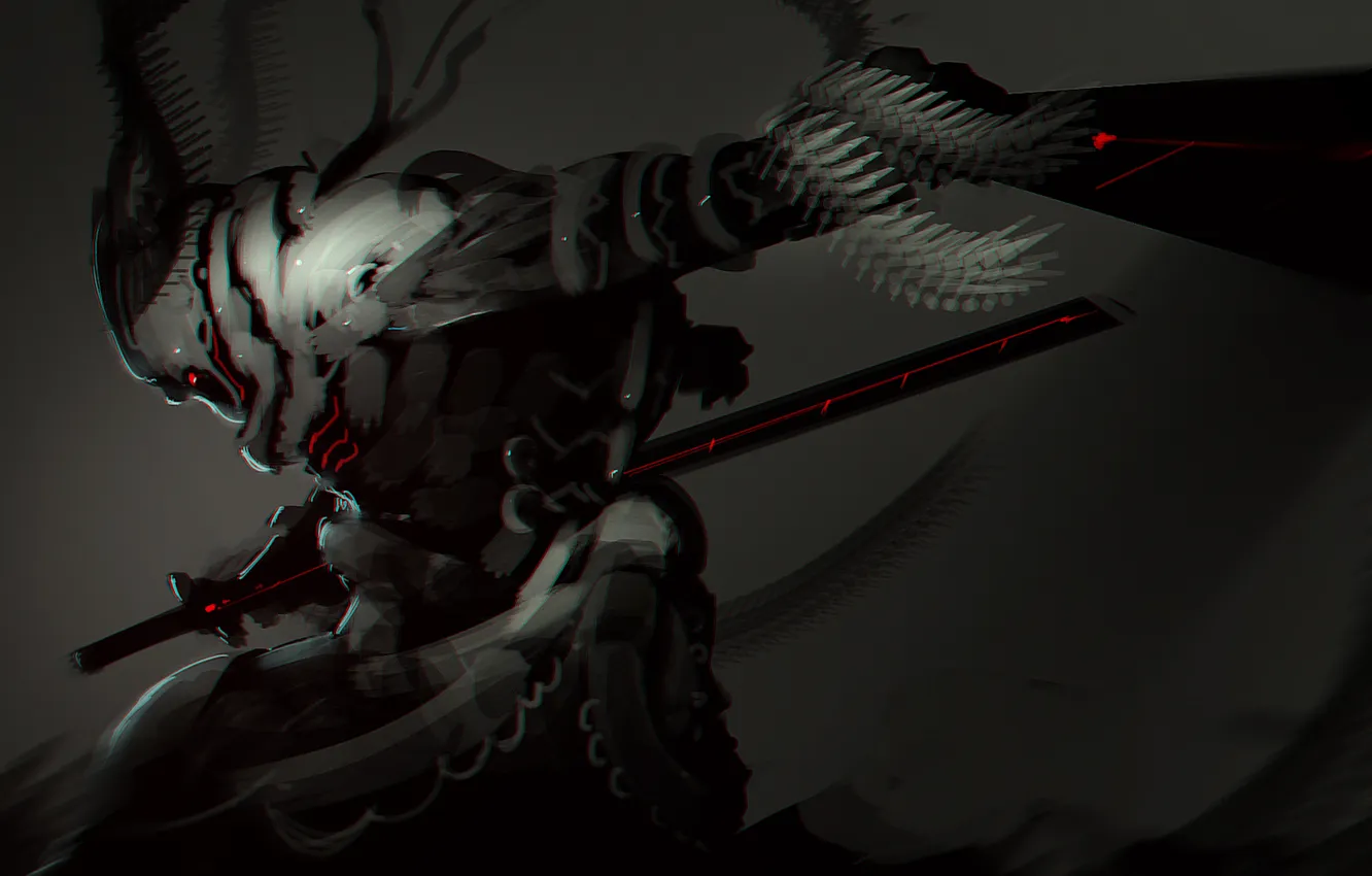 Photo wallpaper sword, armor, hunter, Vampire Hunter