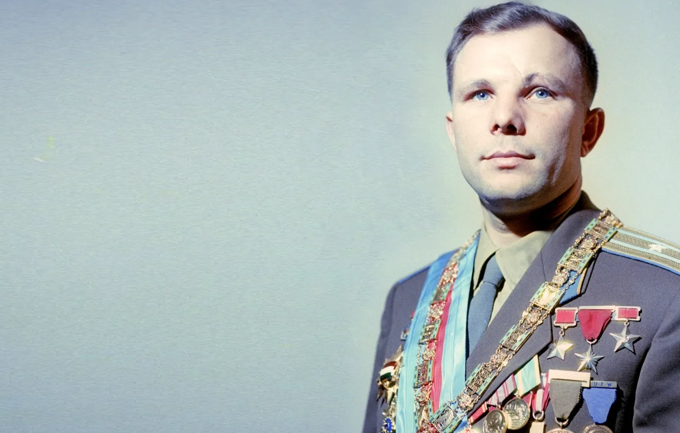 Photo wallpaper USSR, Yuri Alekseyevich Gagarin, Gagarin, 12 APR, Cosmonautics Day