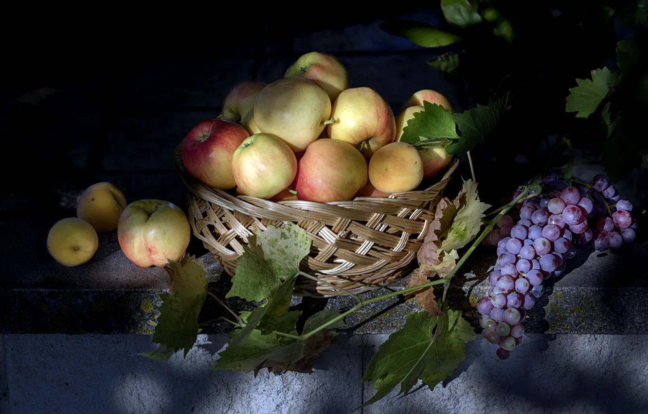 Photo wallpaper grapes, fruit, Awlaki