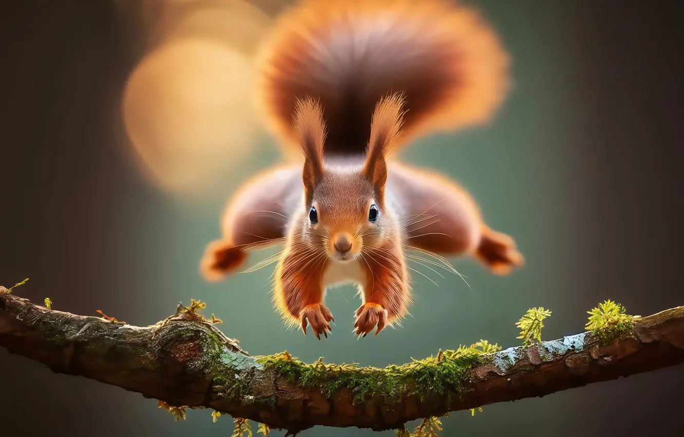 Photo wallpaper protein, AI art, neural network