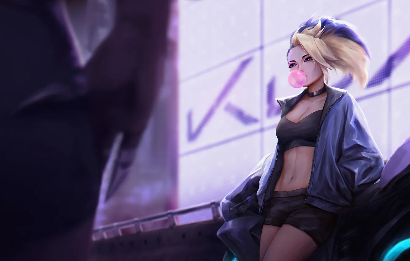 Photo wallpaper serenity, the game, shorts, game, shorts, serenity, Akali, League of Legends