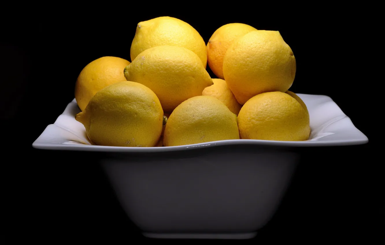 Photo wallpaper food, fruit, lemons