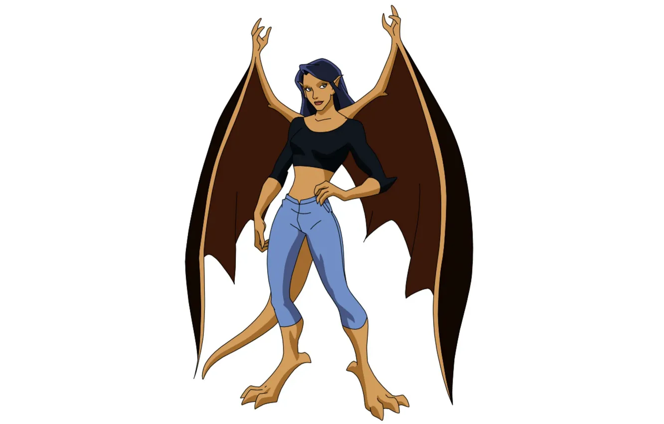 Photo wallpaper wings, being, wings, the animated series, TV series, animated series, gargoyles, Gargoyles
