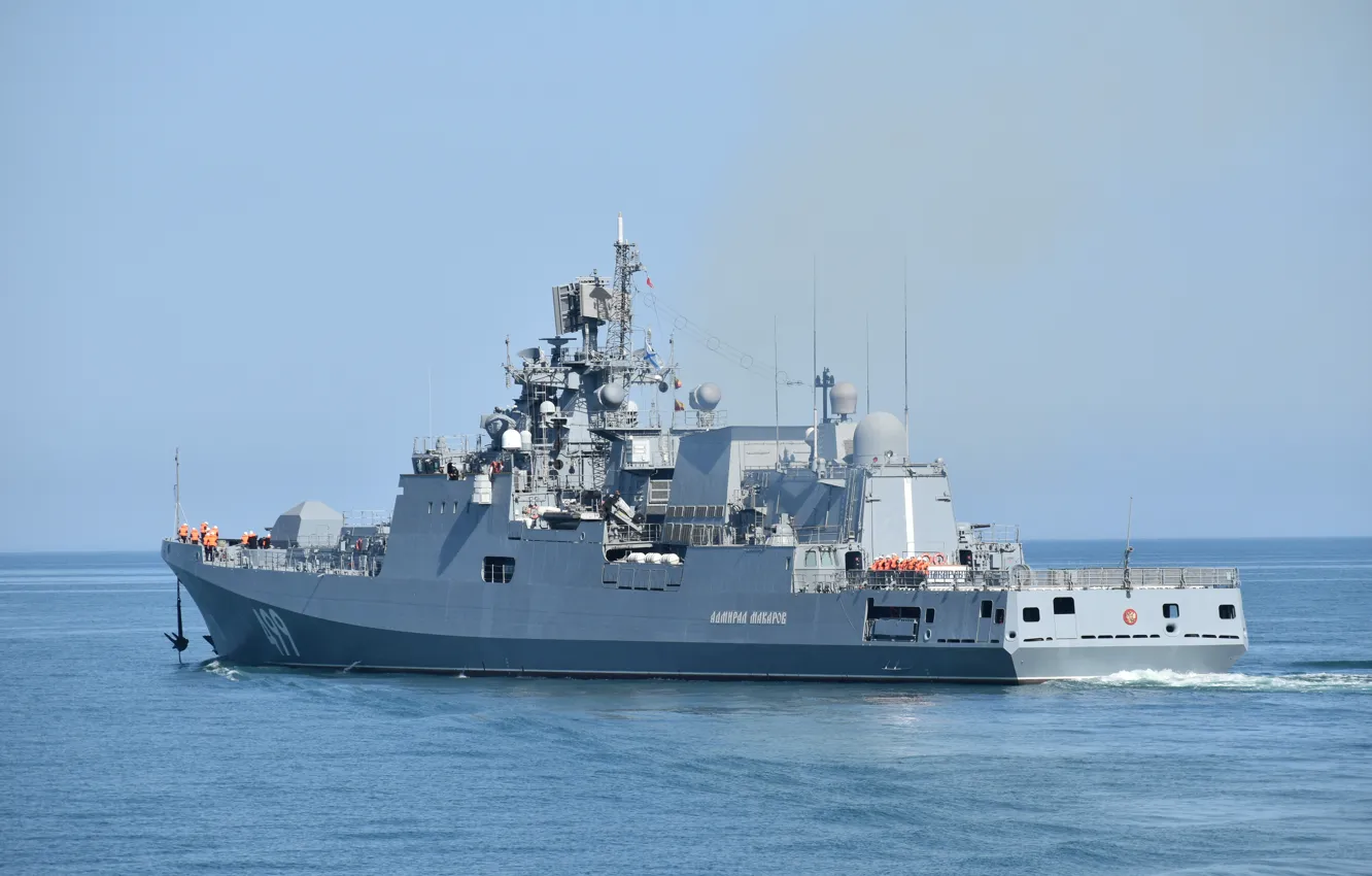 Photo wallpaper frigate, the project 11356, Admiral Makarov