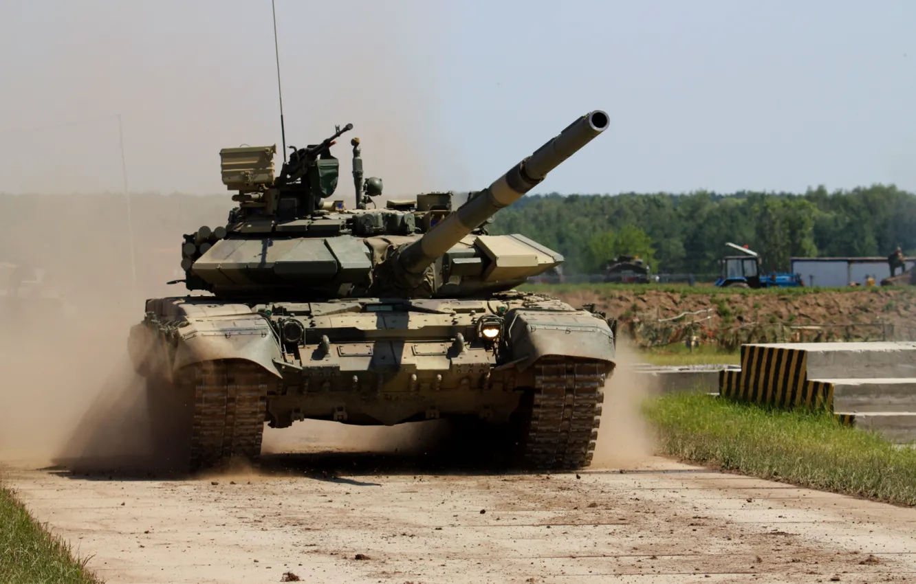 Photo wallpaper tank, Russia, military equipment, T-90
