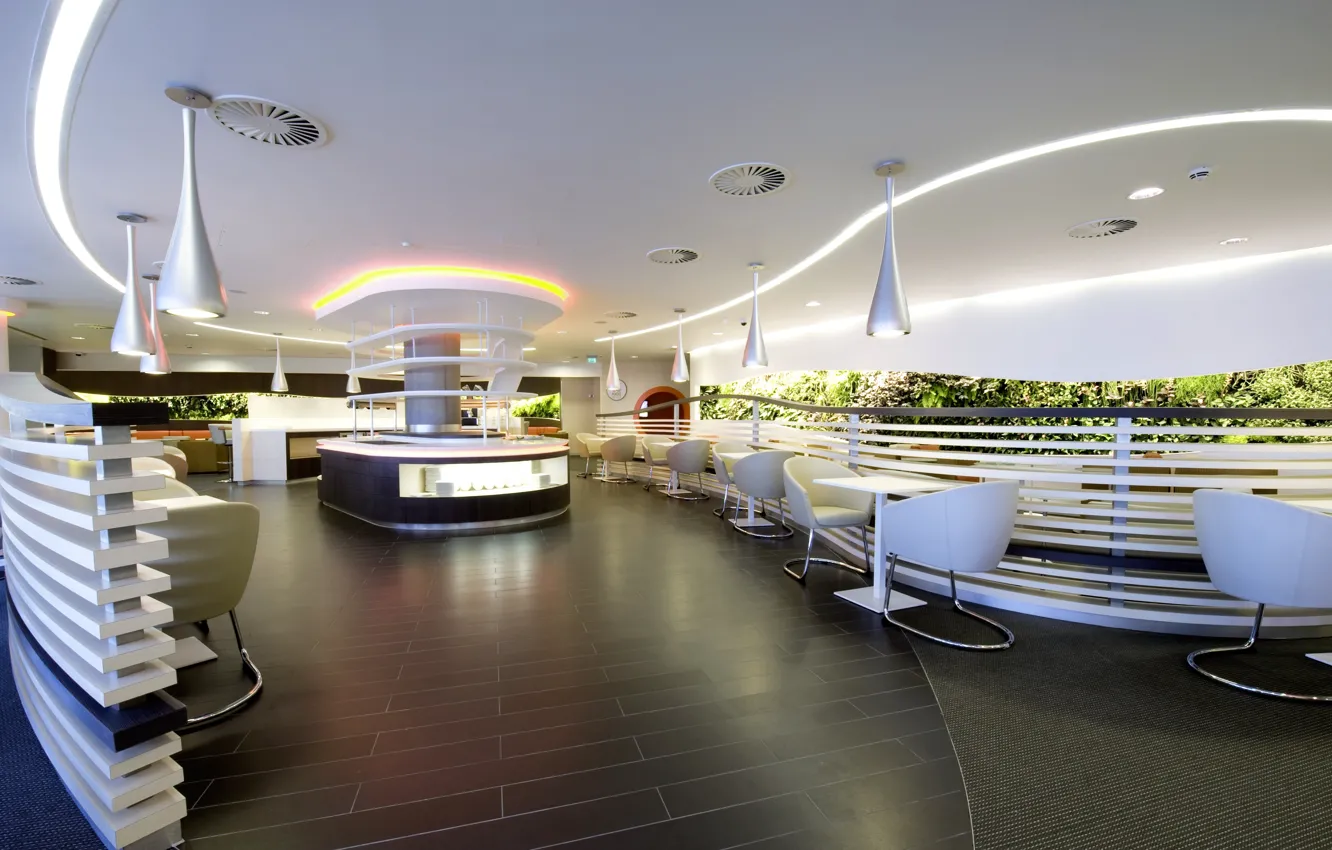 Photo wallpaper design, style, interior, airport, London, Airport, lounge zone, Area