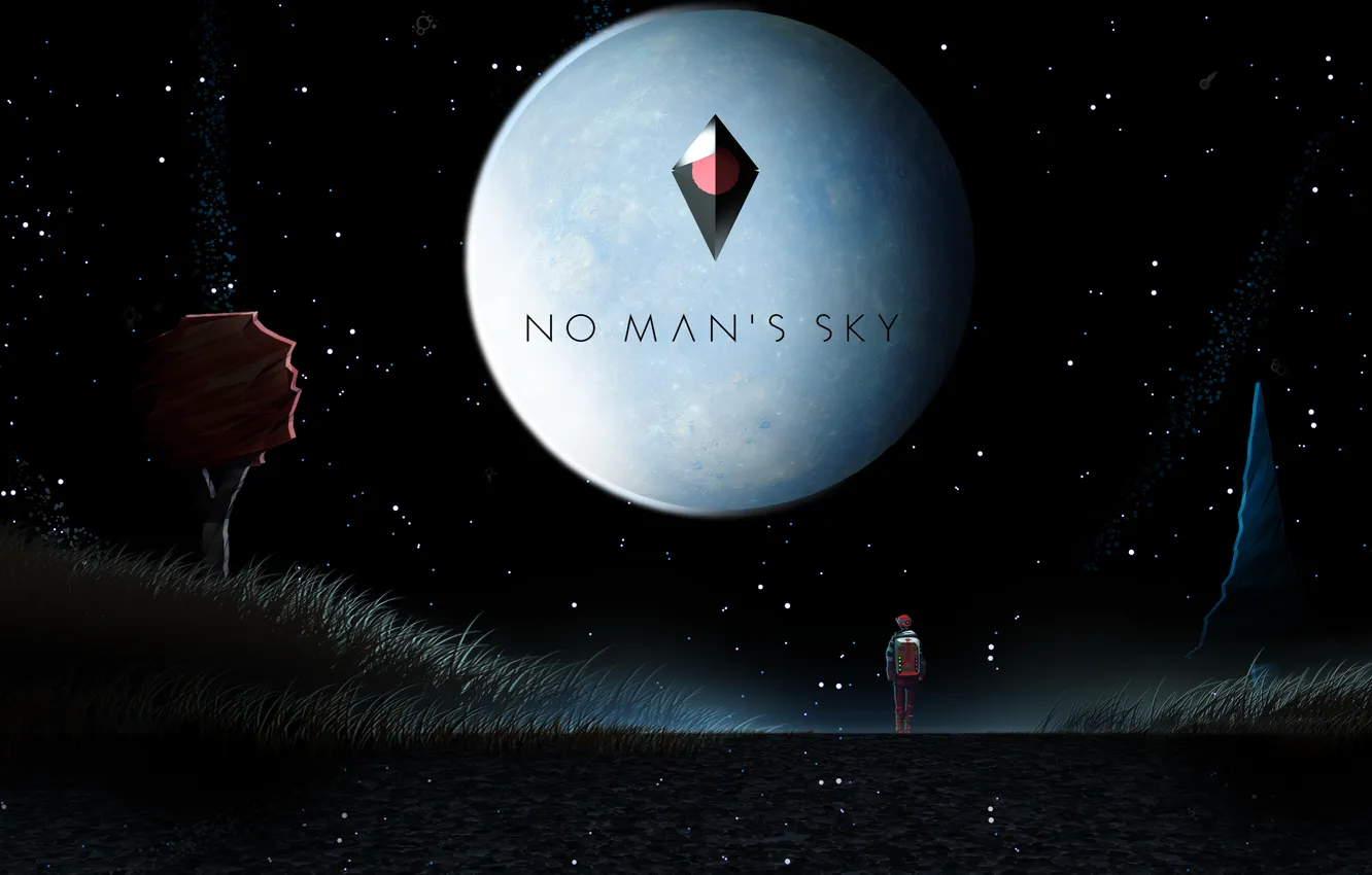 Photo wallpaper space, game, art, No Mans Sky