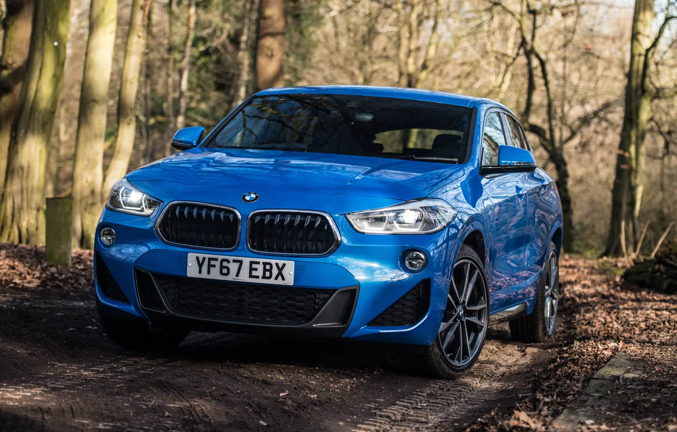 Photo wallpaper front view, 2018, crossover, M Sport, BMW X2, xDrive20d
