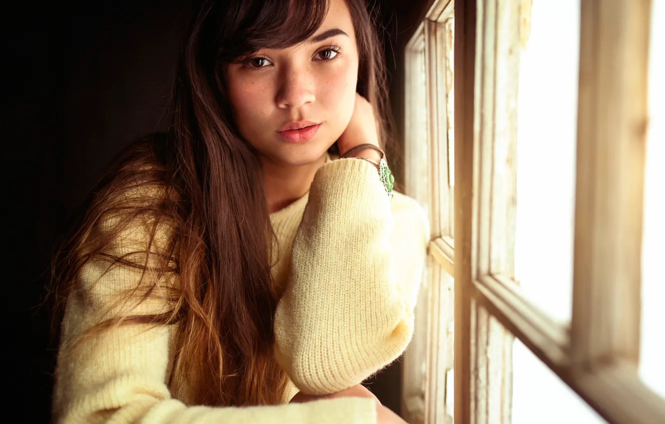 Photo wallpaper freckles, Michelle, the beauty, Jason Harynuk