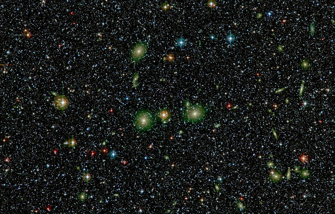 Photo wallpaper Cluster, Abell 3627, ACO 3627, Great Attractor