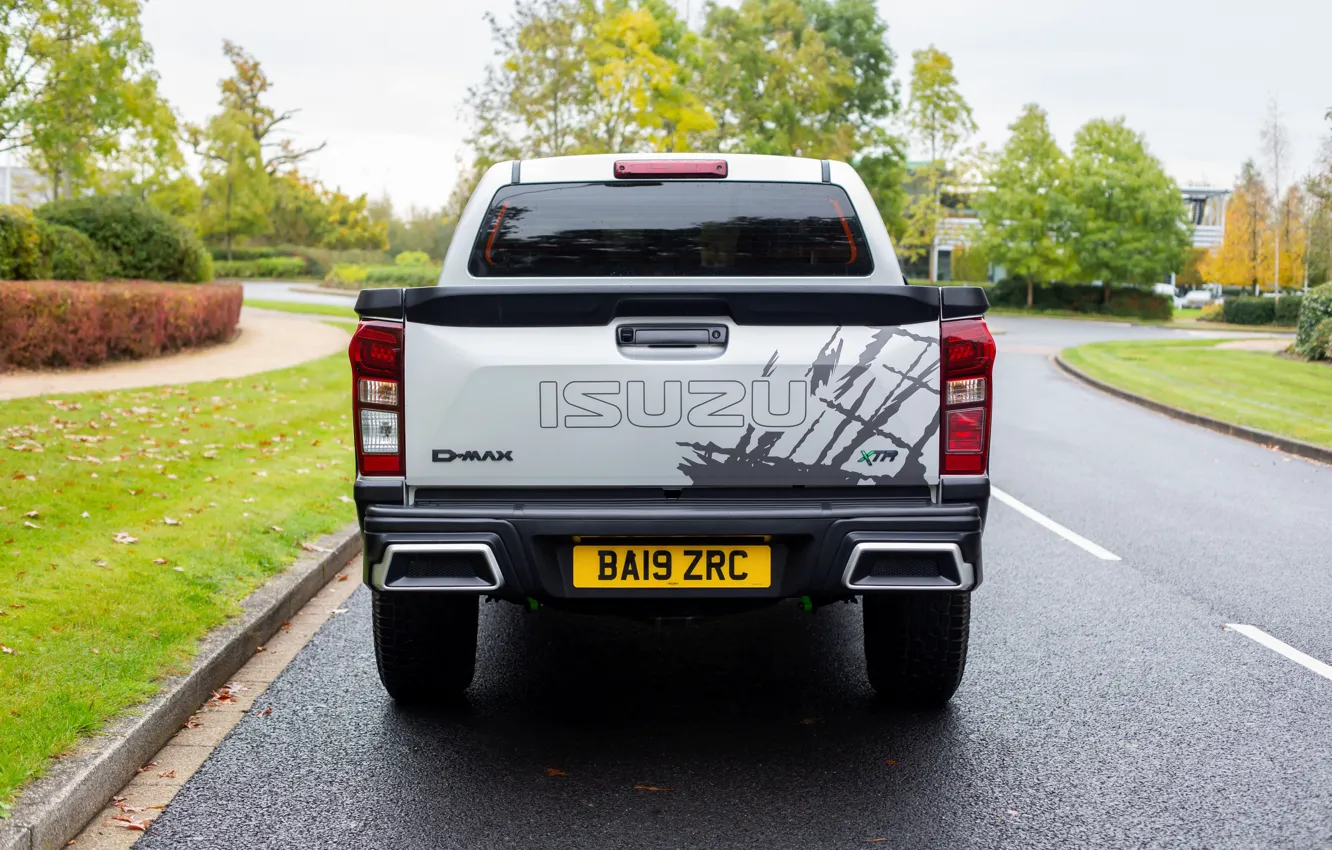 Photo wallpaper rear view, pickup, Isuzu, D-Max, 2019, UK version, XTR